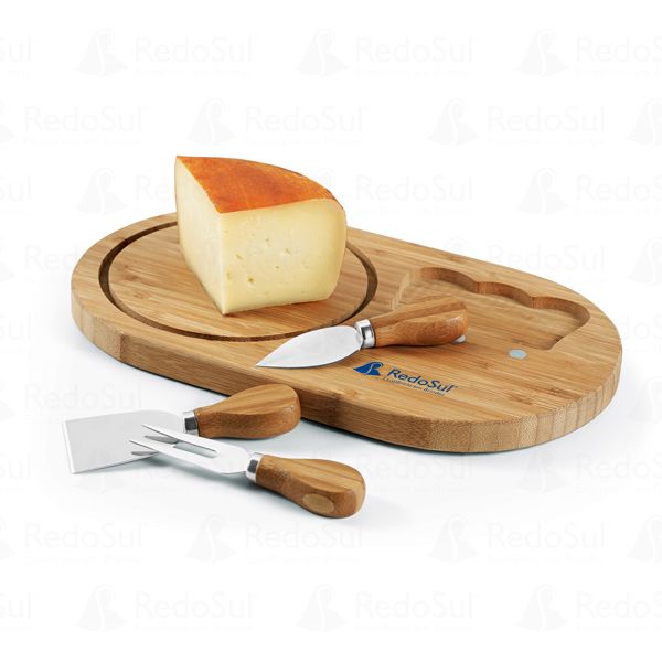 Tábua de queijos personalizada 4 peças